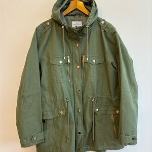 mySTYLE Sage Green Hooded Jacket